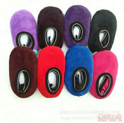 【商超專供雙面絨春秋冬天加厚防滑地板襪兒童純色襪套廠家批發】沈陽市大東區棉如語服裝設計工作室 - 產品庫