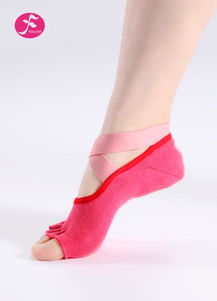 一梵專業防滑綁帶瑜伽襪子 兩色可選 一梵